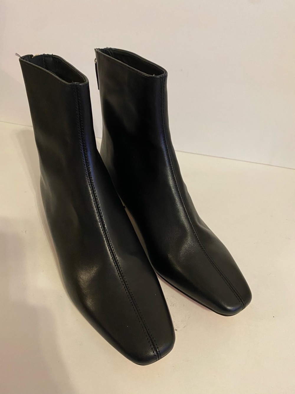 J Crew Roxie back-zip ankle boots in leather Size 7 - Picture 3 of 10